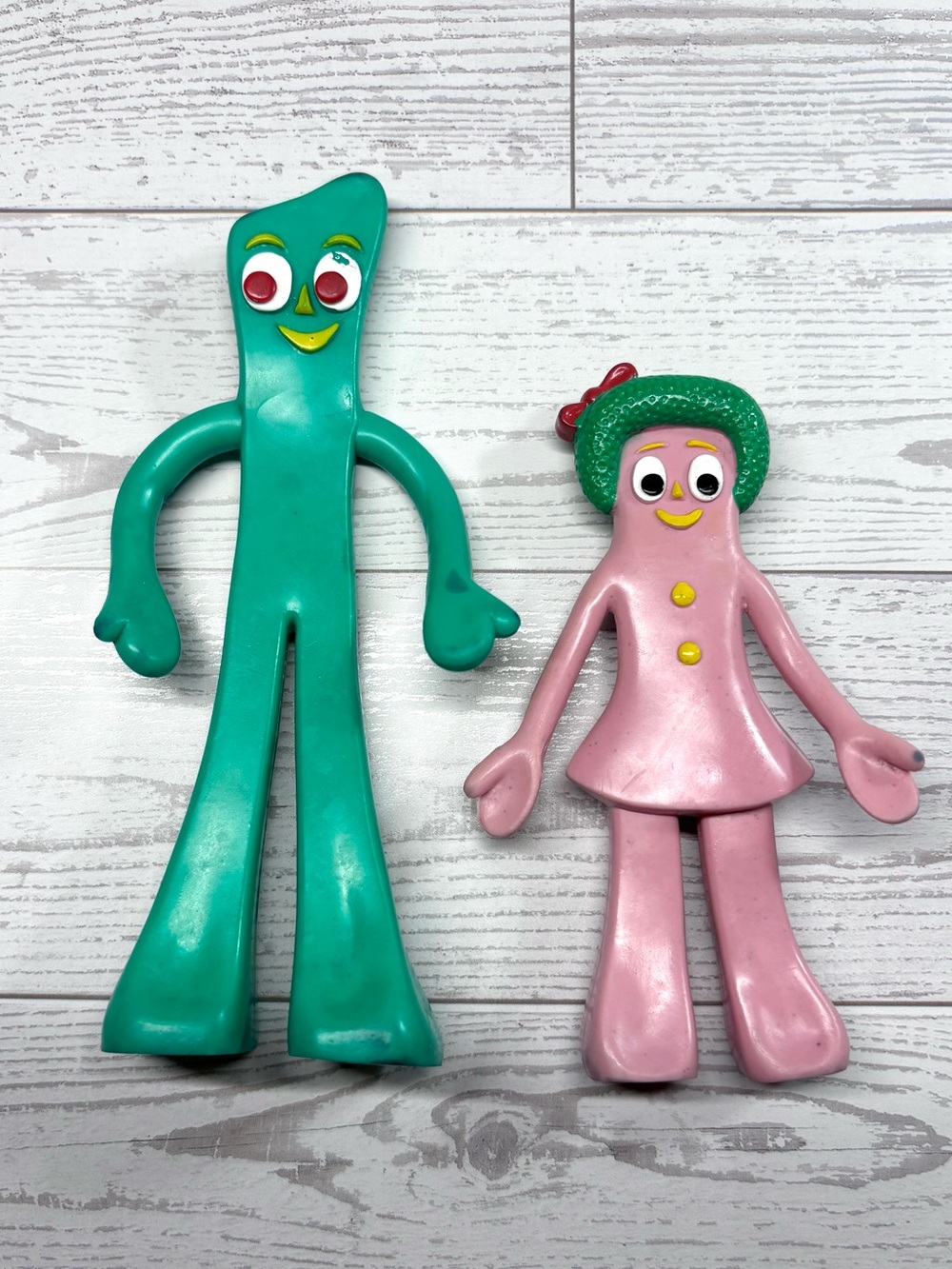 Vintage Gumby and Minga Bendable Toys Lot of 2